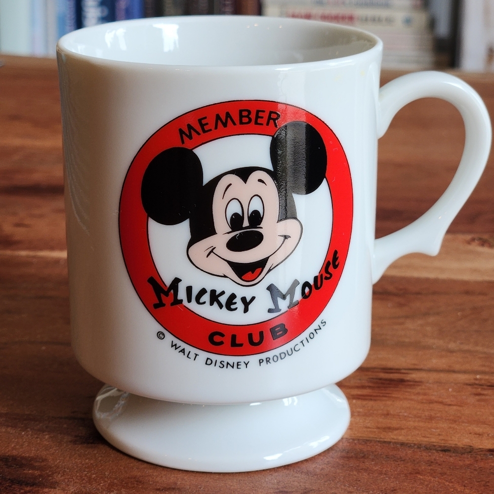 Vintage Mickey Mouse Club Porcelain Walt Disney Mug